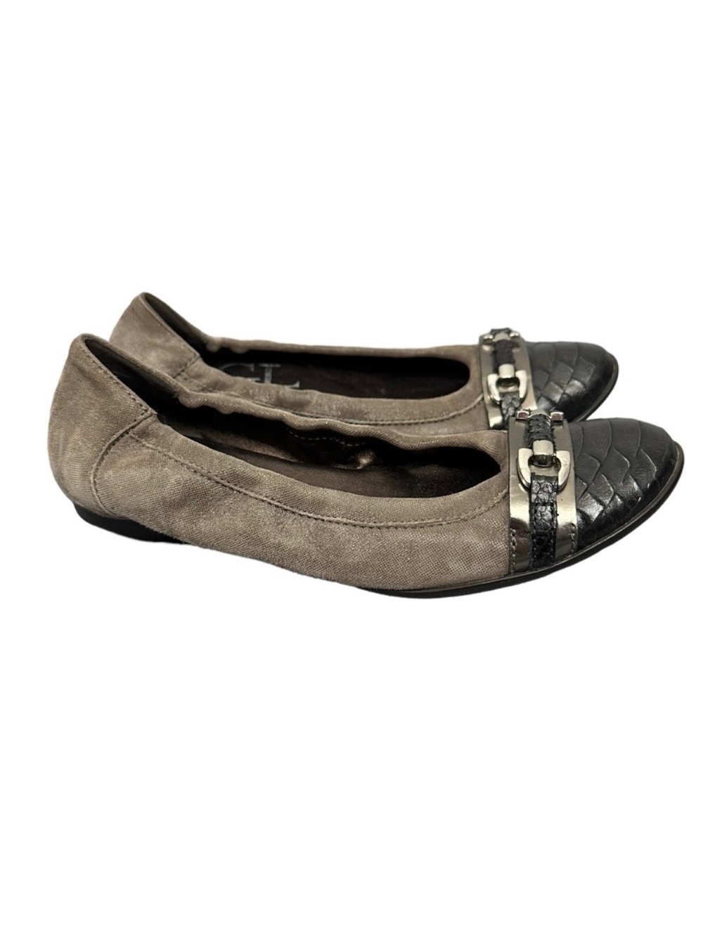 AGL Slip On Horsebit Ballet Flats Loafers